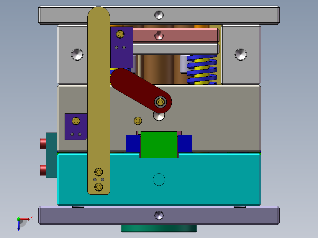 注塑模具11俯视图