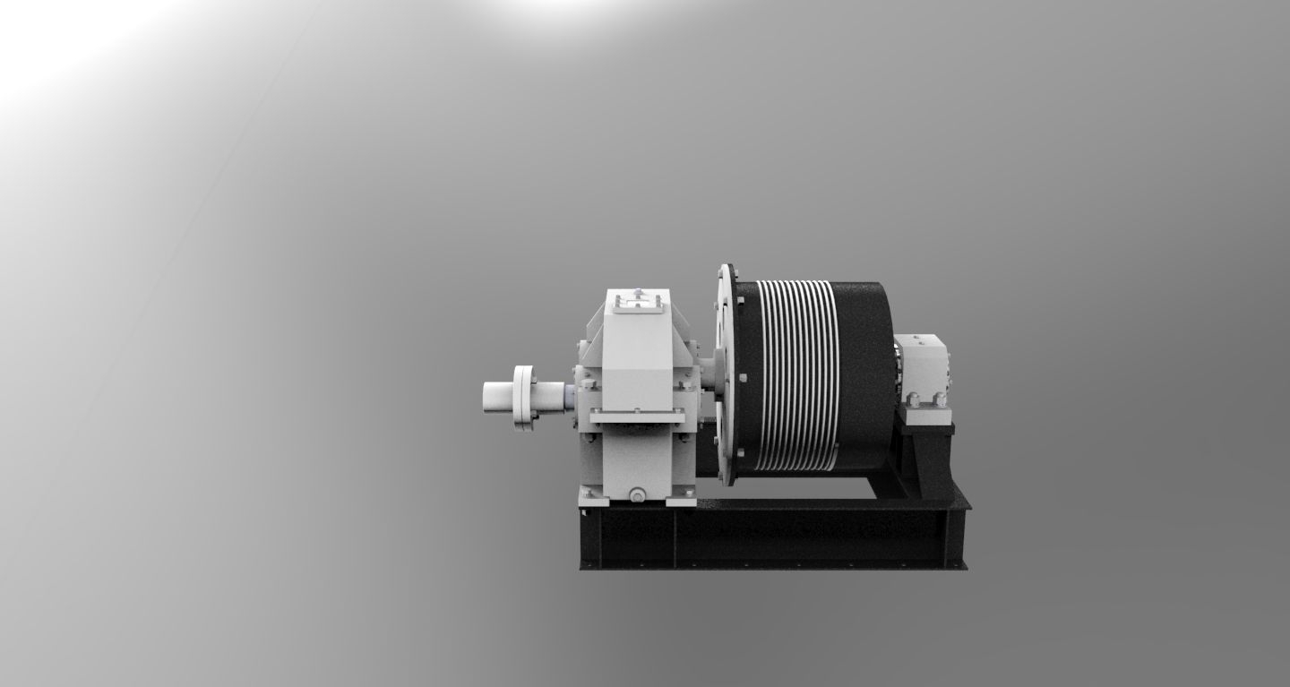 3款卷扬机3d图纸 卷筒卷线机绞盘机 钢丝绳卷线机、卷扬机3d模型