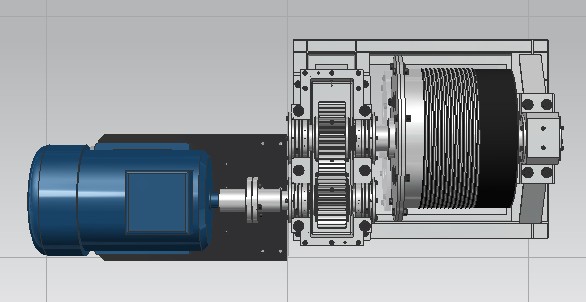 3款卷扬机3d图纸 卷筒卷线机绞盘机 钢丝绳卷线机、卷扬机3d模型