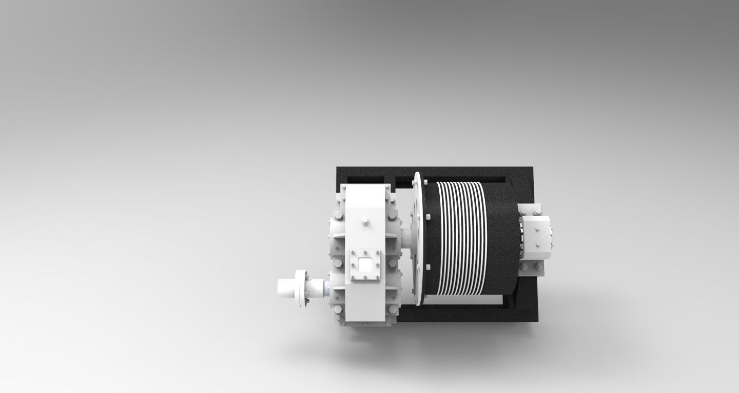 3款卷扬机3d图纸 卷筒卷线机绞盘机 钢丝绳卷线机、卷扬机3d模型
