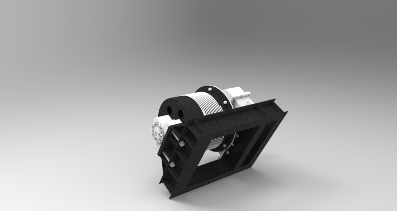 3款卷扬机3d图纸 卷筒卷线机绞盘机 钢丝绳卷线机、卷扬机3d模型