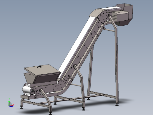 提升机3D图纸非标自动化设备3D图纸3D模型