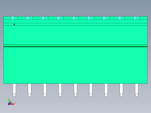 DEGSON 2EDG 系列 5.0mm 可插拔接线端子组-2EDGVH-5.0-18P-14-00AH前视缩略图