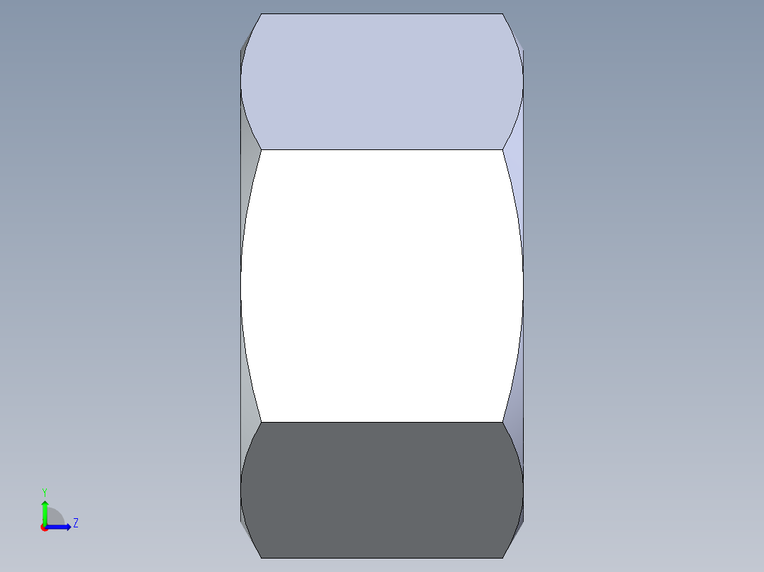 公制螺母-M20x2.5.STEP左视图