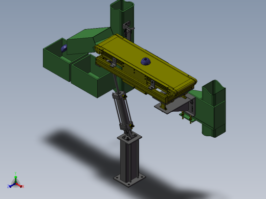 可调角度的输送机