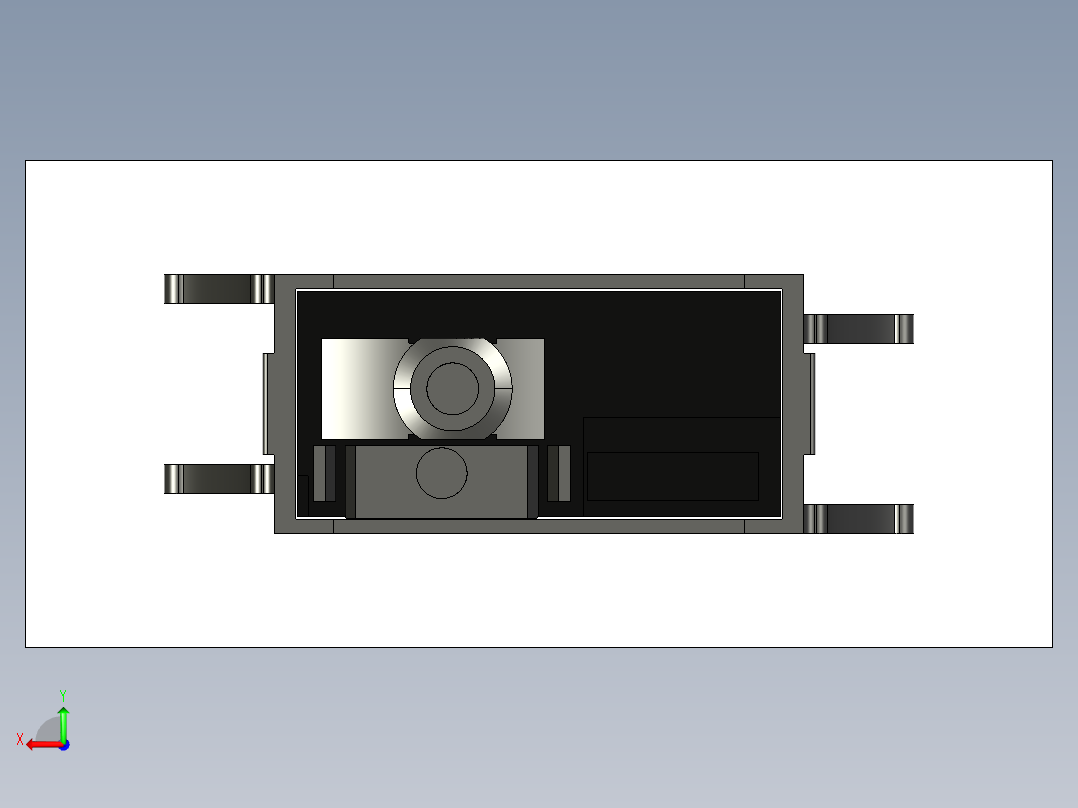 基恩士GT2-75N(P)_76N(P)_kc图纸模型后视图