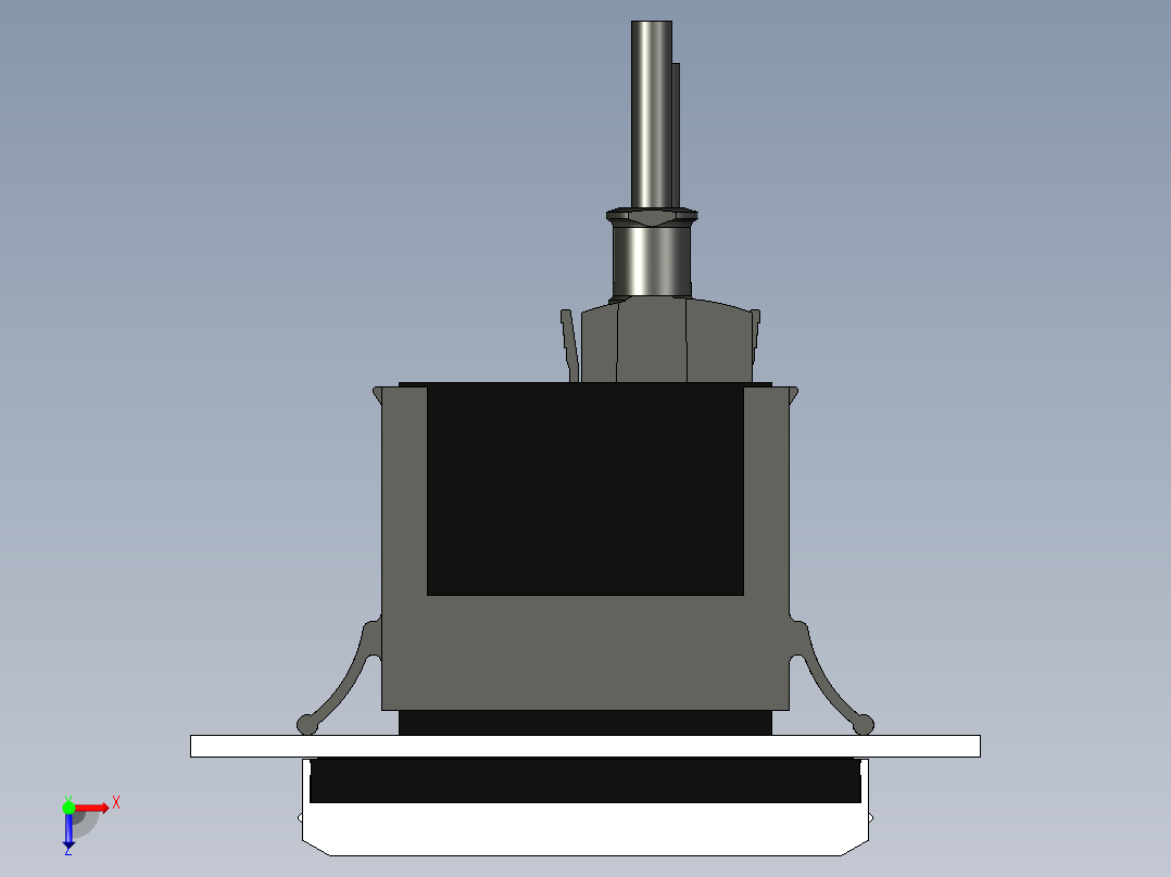 基恩士GT2-75N(P)_76N(P)_kc图纸模型俯视图
