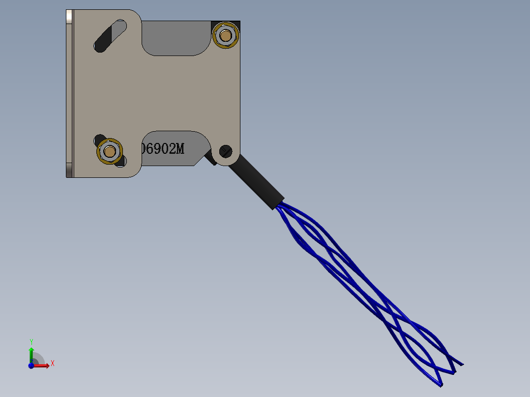 （原创）欧姆龙光电传感器E3JK-DS30M1前视图