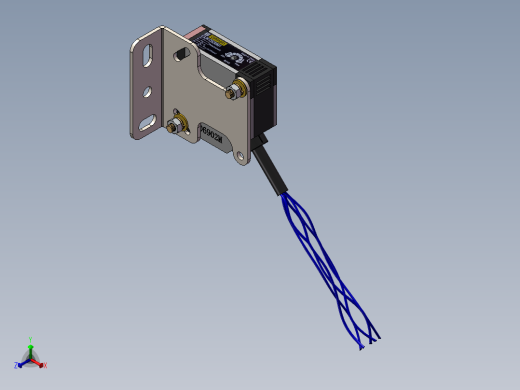 （原创）欧姆龙光电传感器E3JK-DS30M1正等轴测缩略图