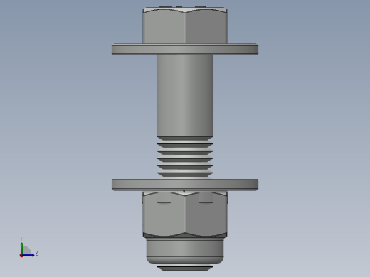 紧固件-0.8750 Bolt Hex左视缩略图