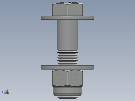 紧固件-0.8750 Bolt Hex右视缩略图