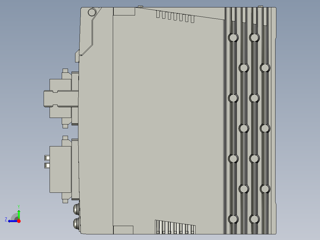 MBDKT2110E伺服控制器右视图