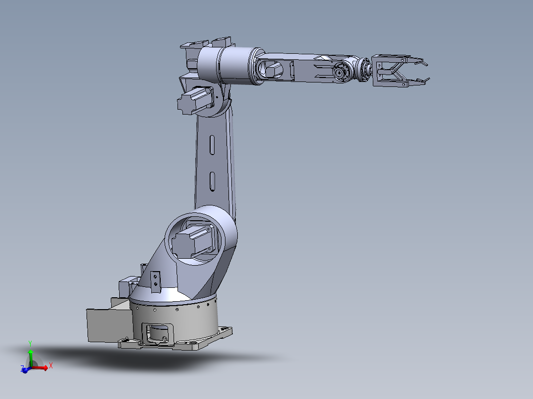 五自由度工业机械手设计【5自由度】【三维SW+15张CAD图纸+说明书】