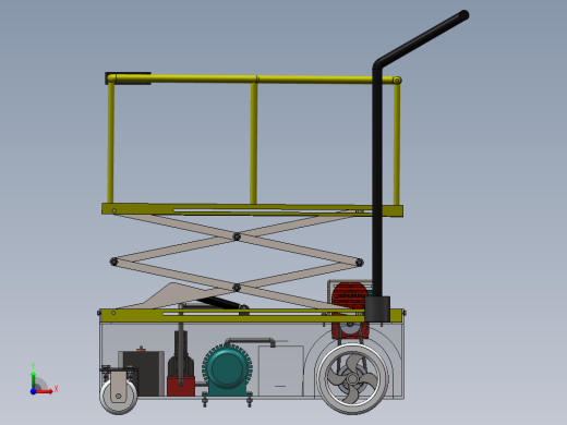 果园水果采摘升降平台的设计【含三维SolidWorks】前视缩略图