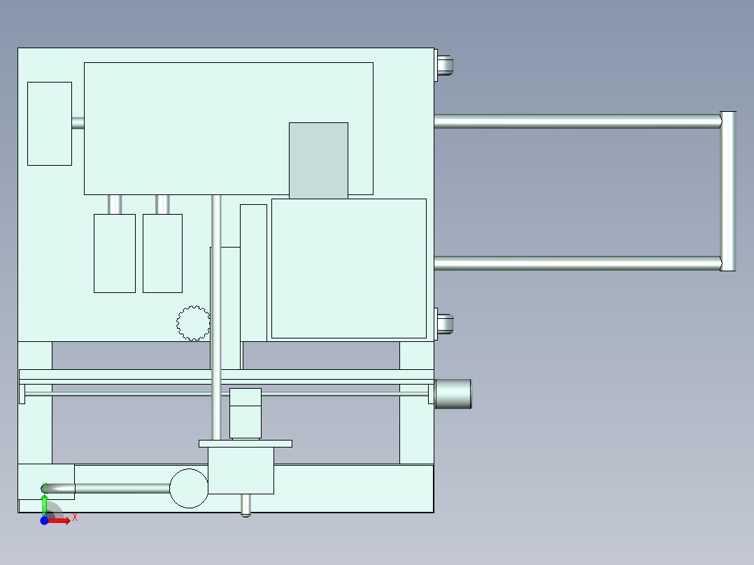 外墙真石漆喷涂装置787277==150前视图