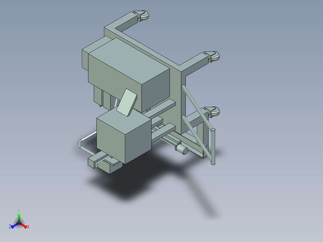 外墙真石漆喷涂装置787277==150正等轴测图