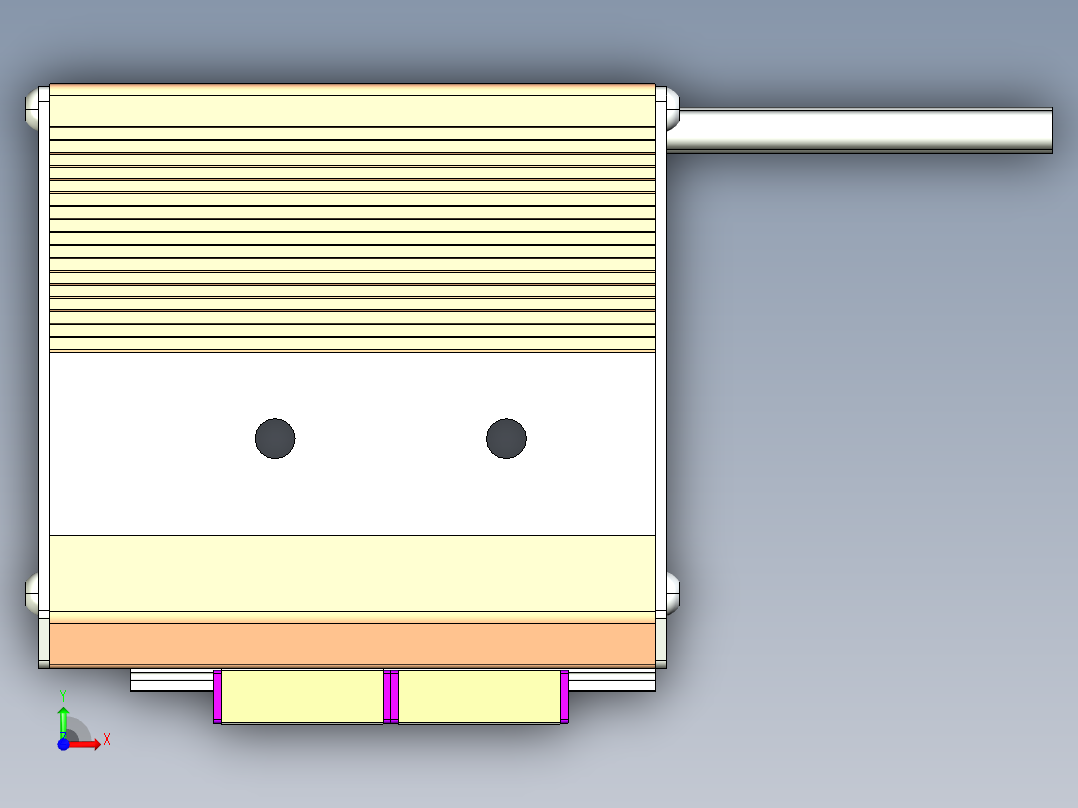 威洛博模组LEHF20-S24-Q-03R前视图