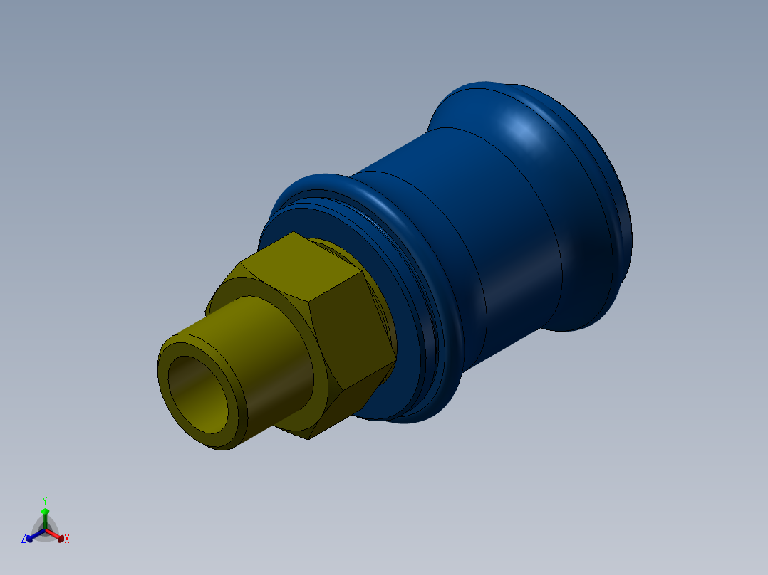 滑动开关HSV10正等轴测图