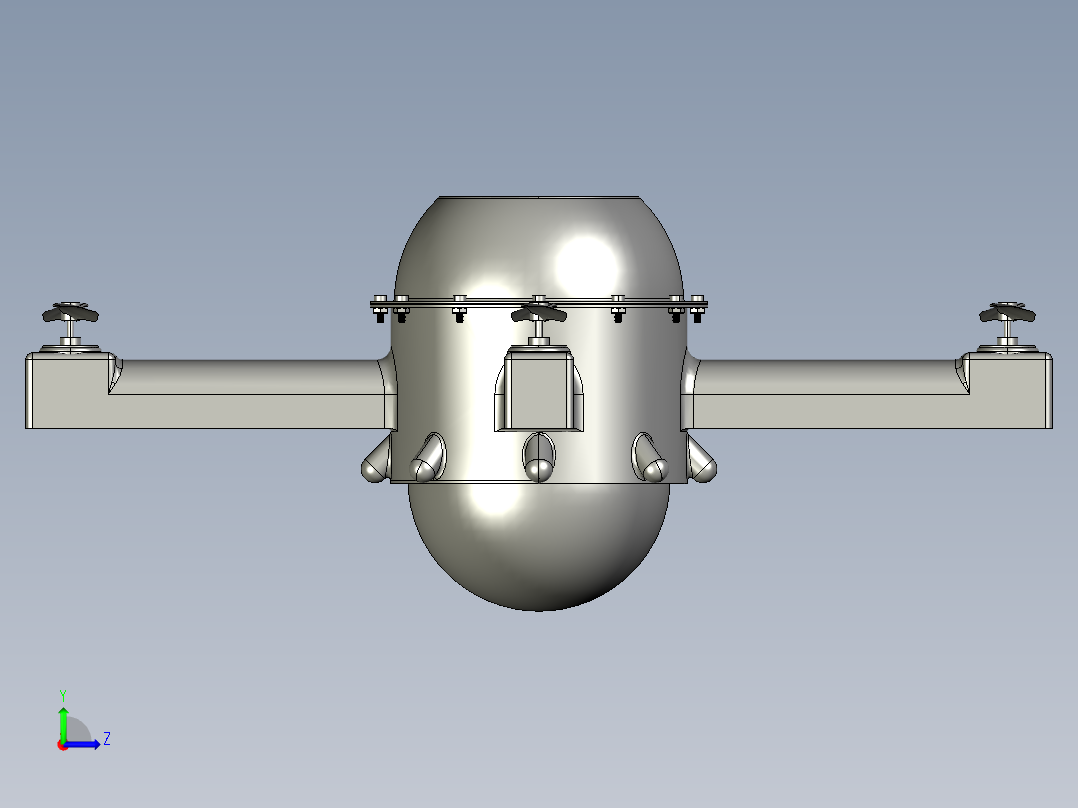 无人水陆两用无人机--igs stp左视图