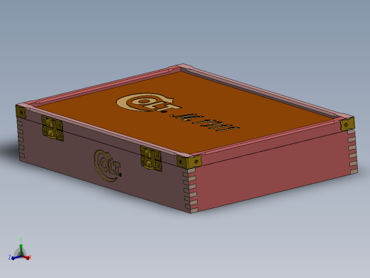 柯尔特M1911展示盒