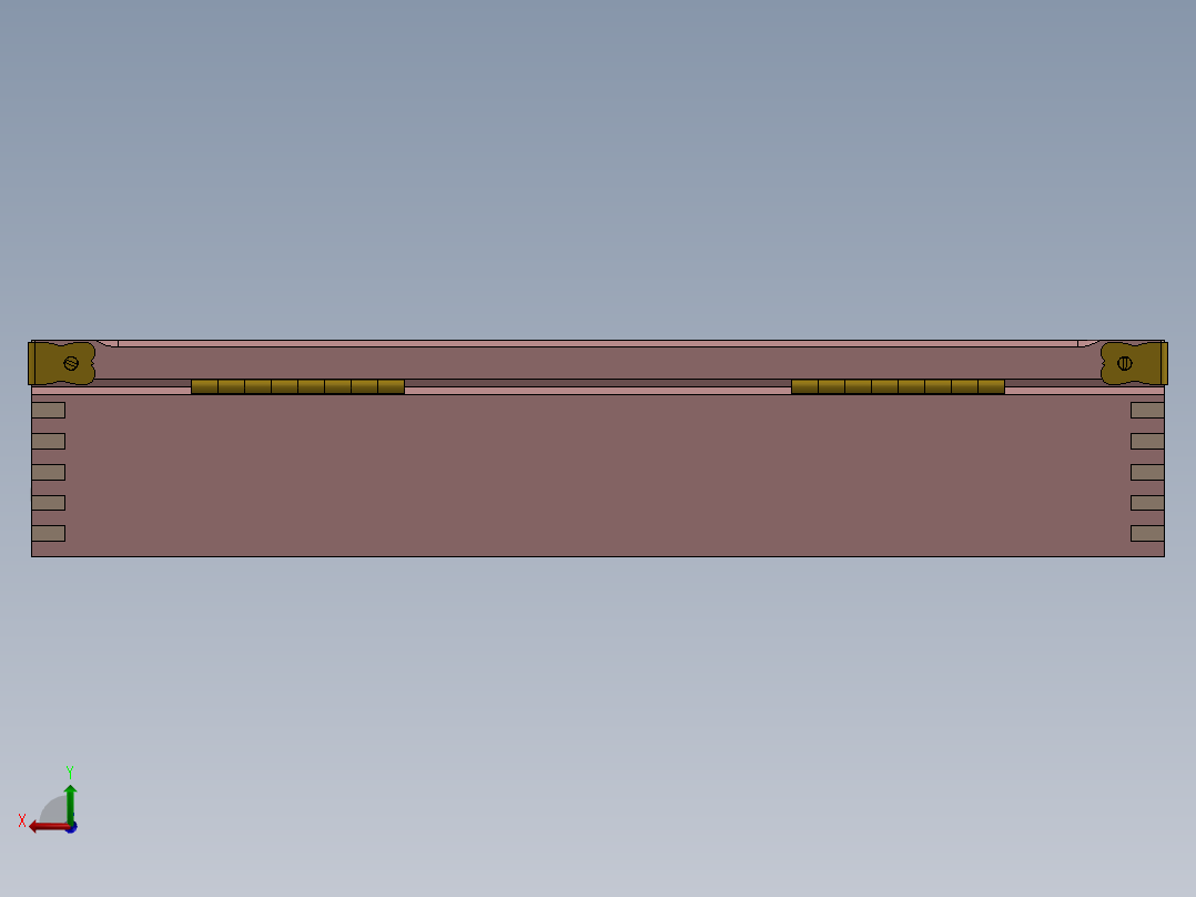 柯尔特M1911展示盒后视图