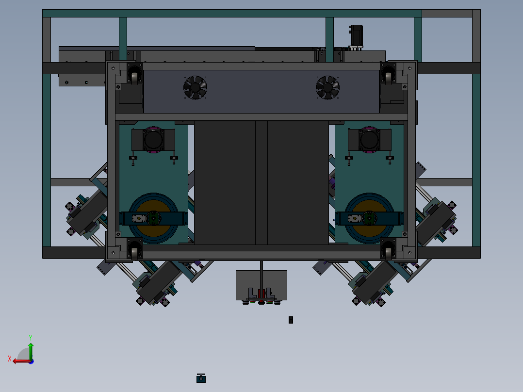 自动焊接机 新款双工位铝框焊接机sw21后视图