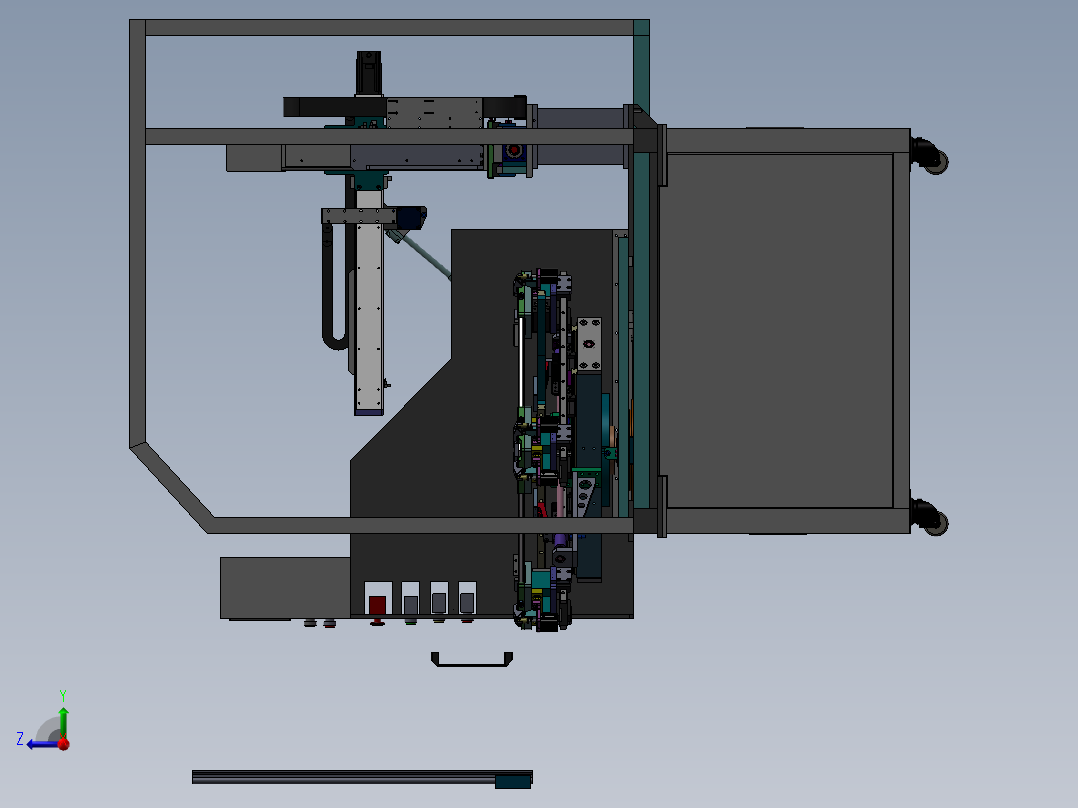 自动焊接机 新款双工位铝框焊接机sw21右视图