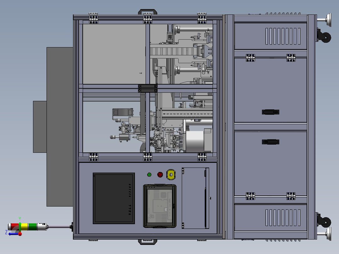 针头组装设备sw16可编辑右视图