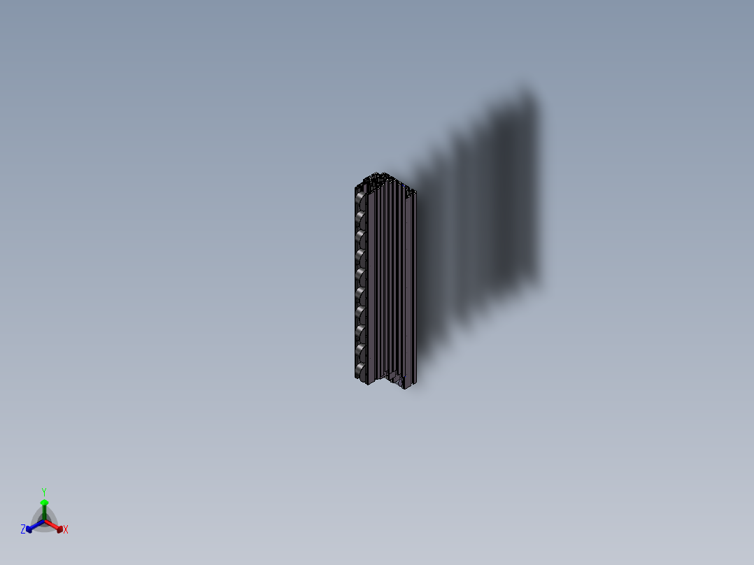 流利条 6系列 26款正等轴测图