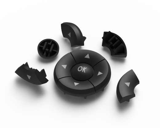 Omron B3F-4055 轻触开关 5 向导航键帽 12x12x7.3缩略图