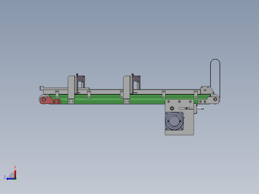 0.7米0.07米皮带输送机构