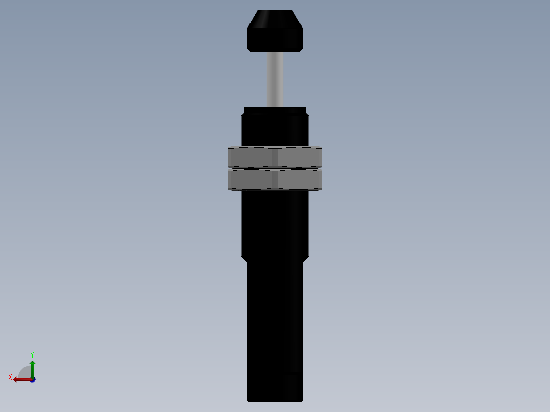 液压缓冲器 亚德客 ACA1210-1后视图