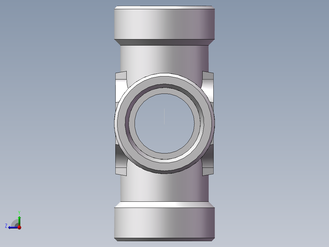 XC+XD 四通接头、XD-42右视图
