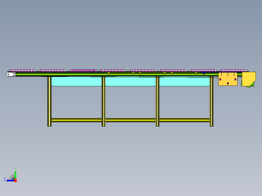 电路板测试流水线右视缩略图