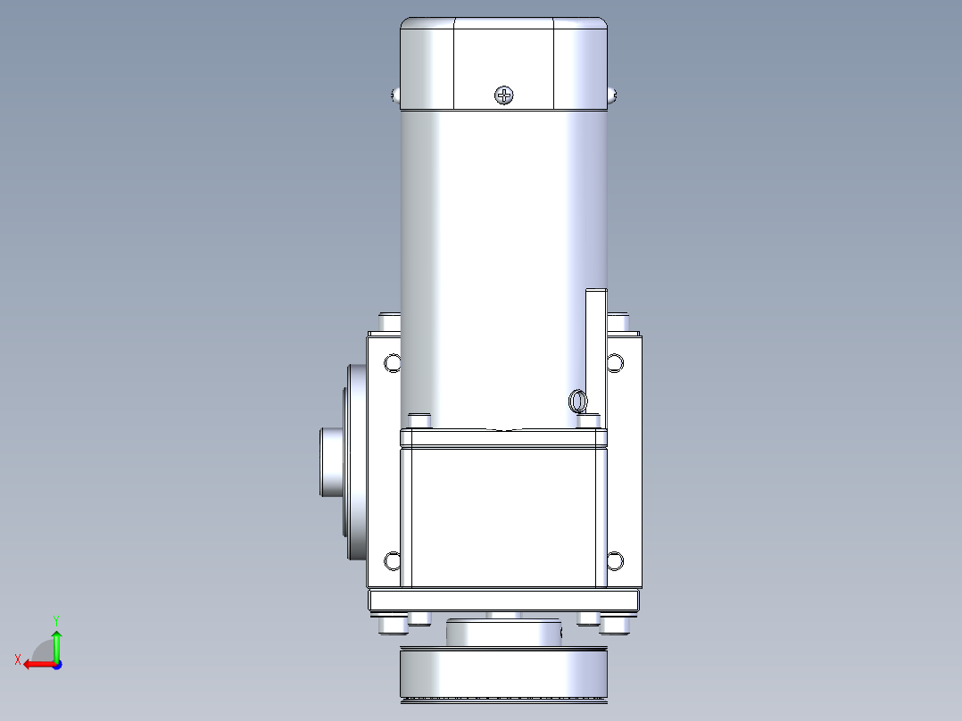 RU60DF配120W意米精密分割器后视图