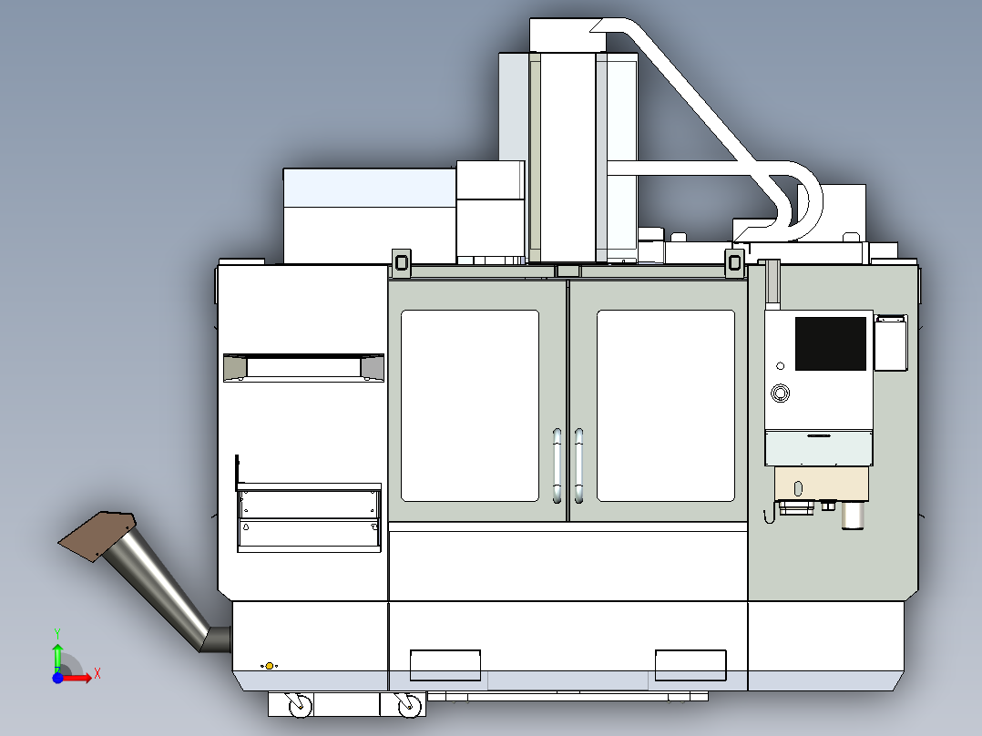 HAAS VF-4哈斯立式数控加工中心前视图