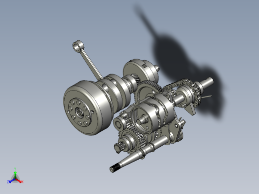 A0002998-摩托车发动机内部零件