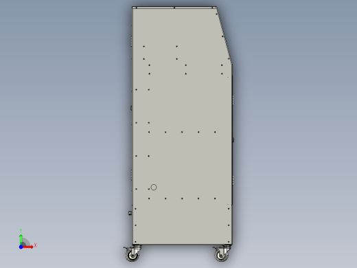 控制台 操作台computer-rack-terminal-1831-模型格式为 stp前视缩略图