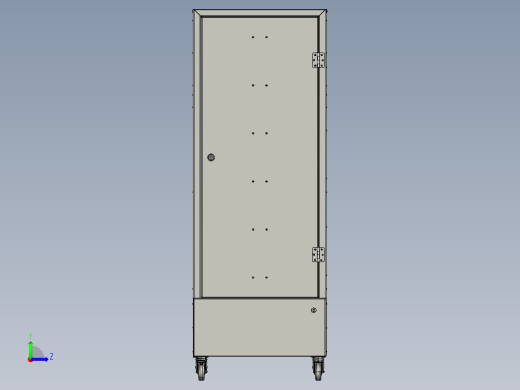 控制台 操作台computer-rack-terminal-1831-模型格式为 stp左视缩略图