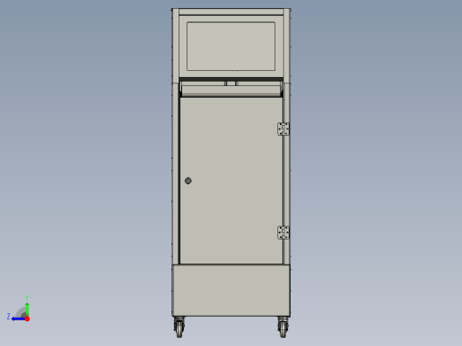 控制台 操作台computer-rack-terminal-1831-模型格式为 stp右视缩略图