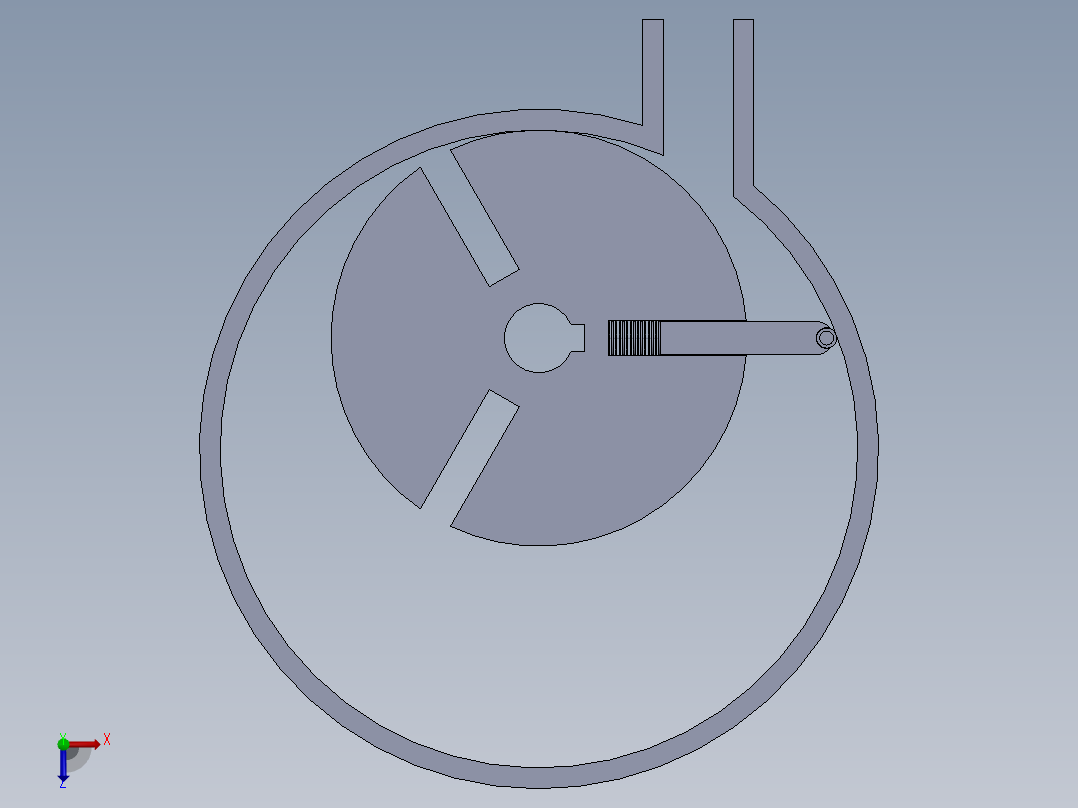 真空泵的转子旋片组件