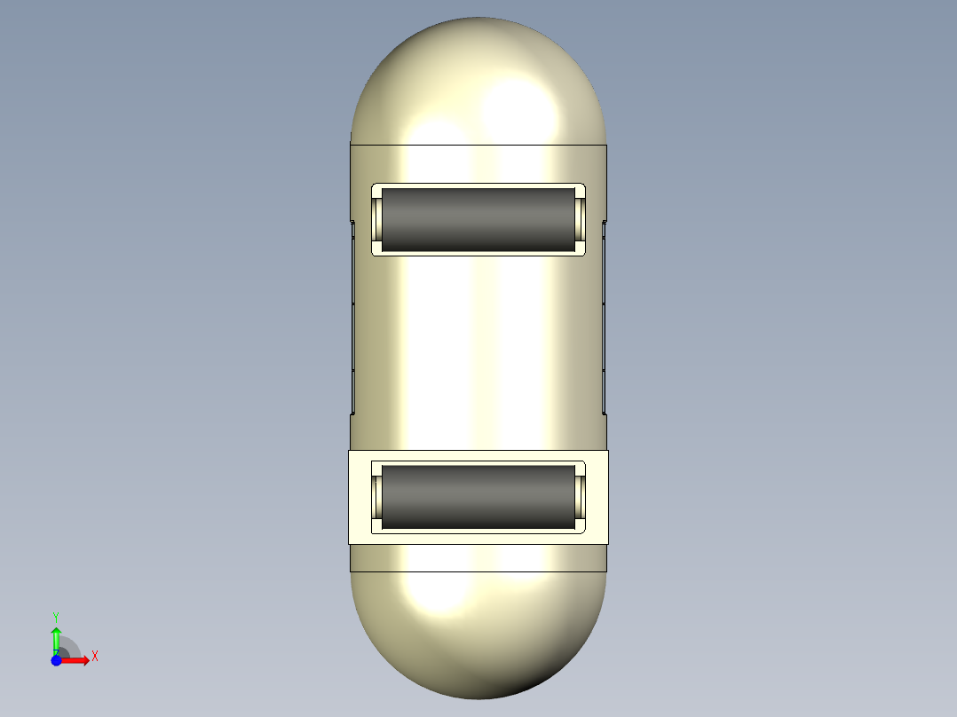 胶囊逃生舱前视图