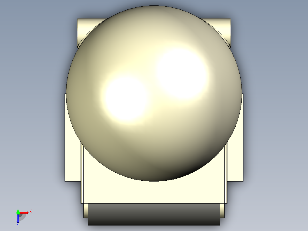 胶囊逃生舱俯视图