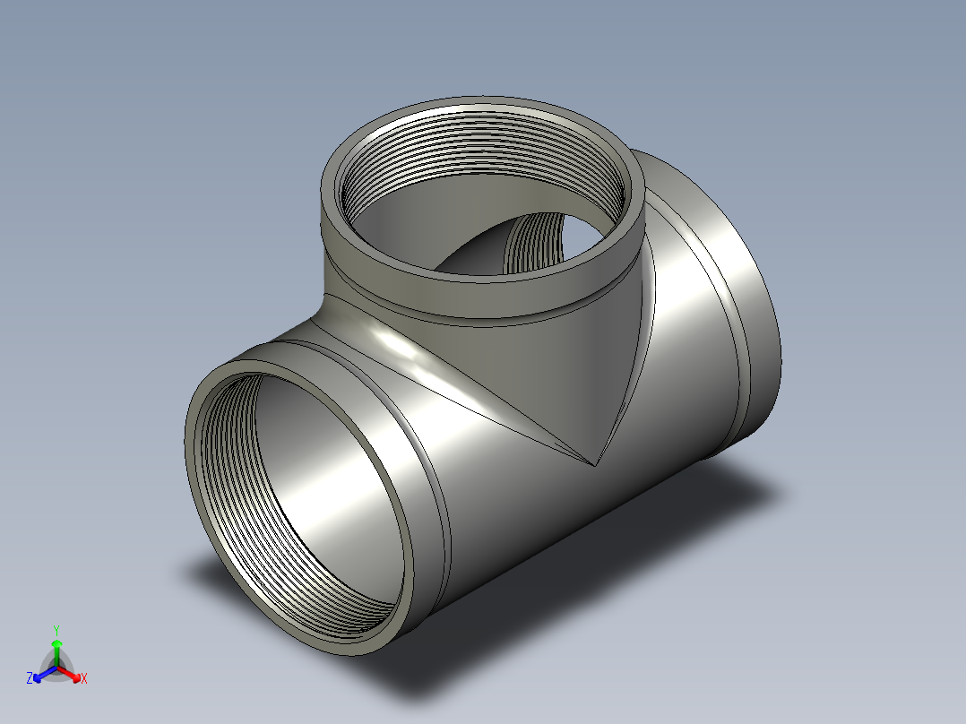 螺纹管三通-等径 DN80