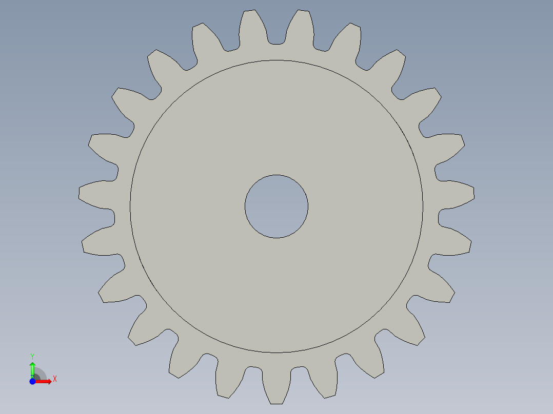 (小)直齿M2X23325前视图