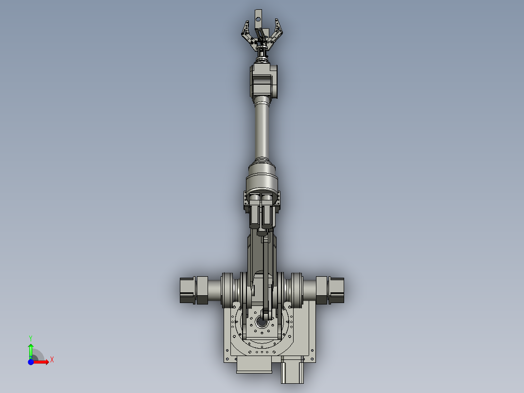 高速搬运码垛机器人前视图