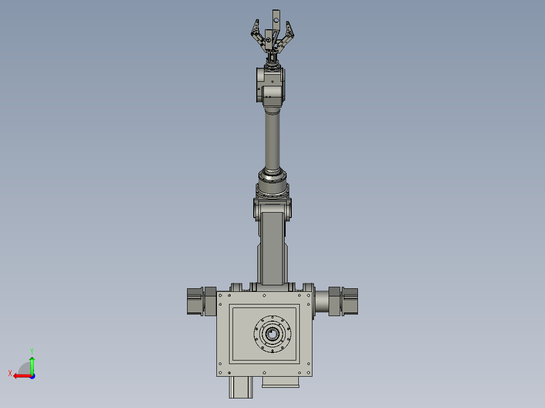 高速搬运码垛机器人后视图