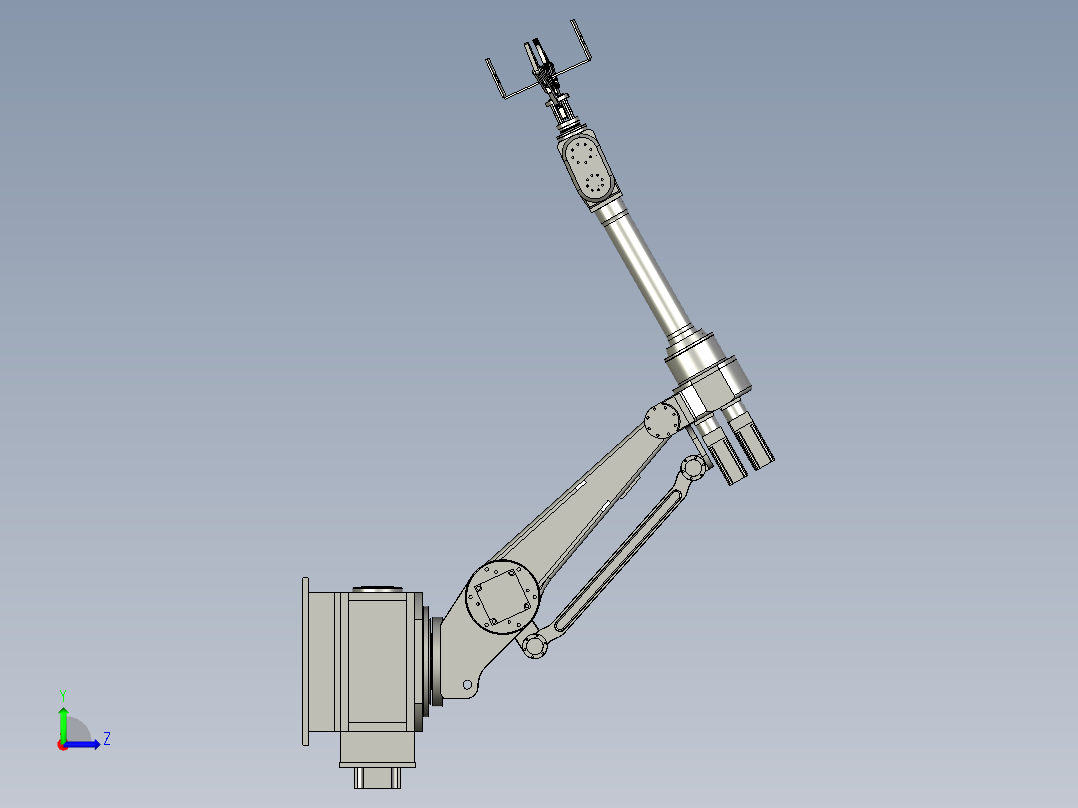 高速搬运码垛机器人左视图