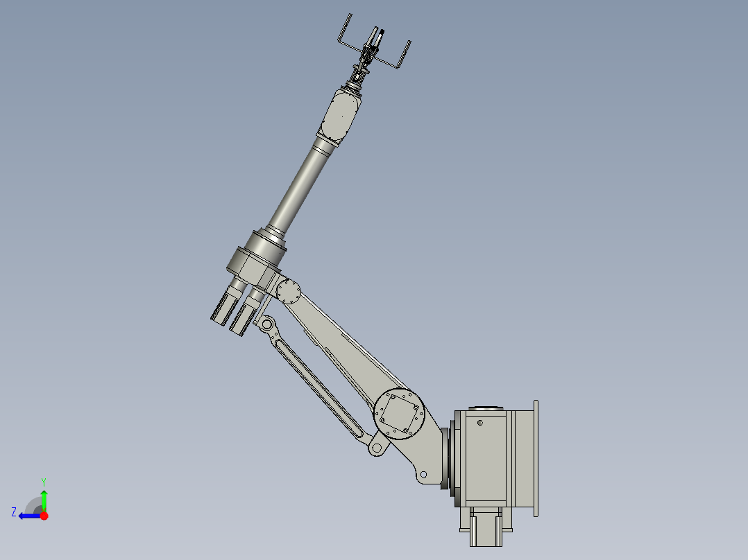 高速搬运码垛机器人右视图