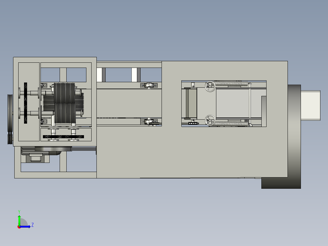 切丝机往复装置左视图